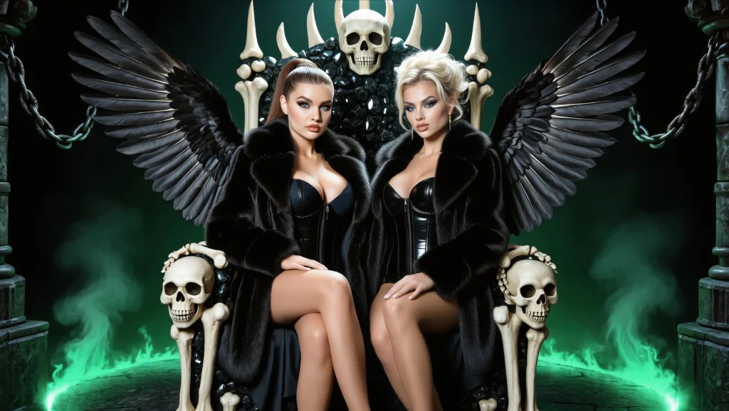 The Cult of The Fatal Twins 4 Fatal Twins black wings Throne 1 HQ
